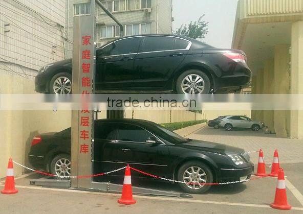 Share columns Two Post Car Parking Lift for home garage/ parking space saver