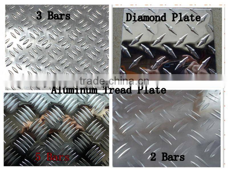 3004 diamond pattern aluminium sheet