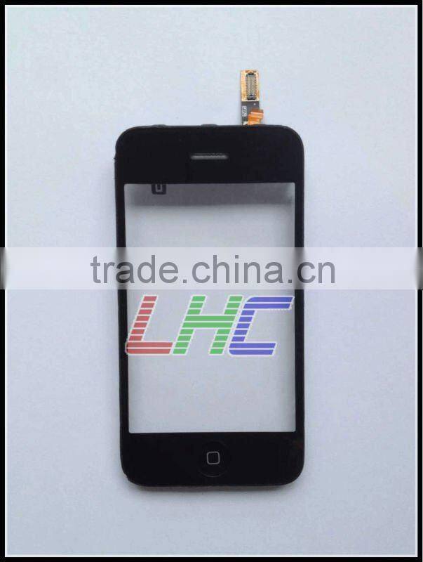 100% original 3GS digitizer touch screen with glass for iphone /apple