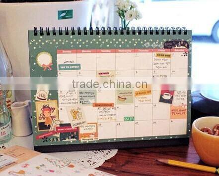 spiral desk calendar, cangnan