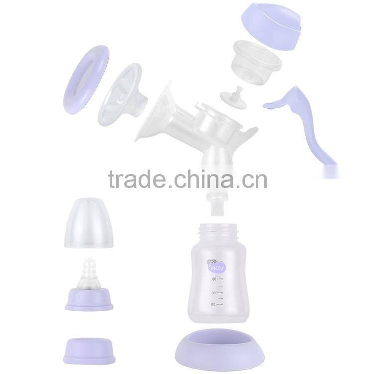 competitive price electric suck breast milk pump with feeding bottle