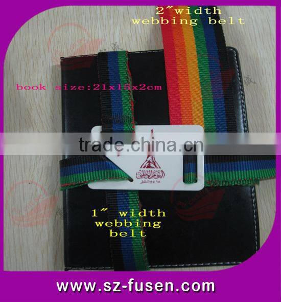 eco-friendly custom shape nylon book strap