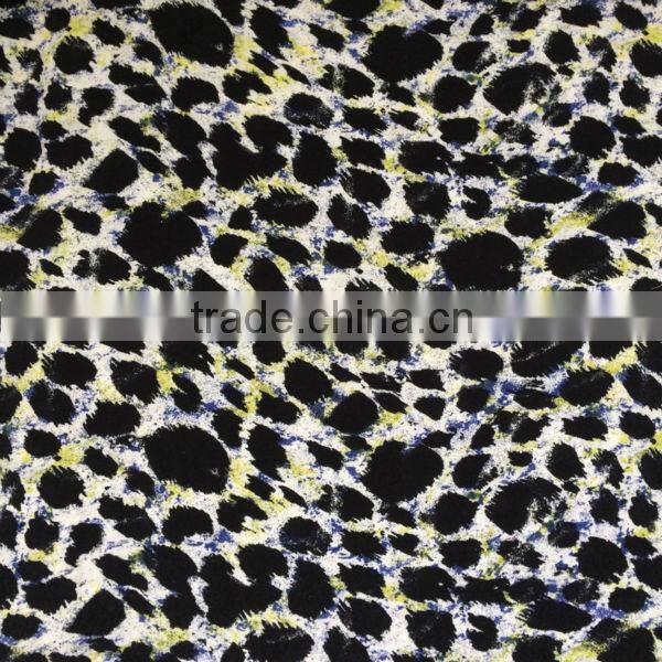 china supplier viscose rayon crinkle fabric for woman's clothing