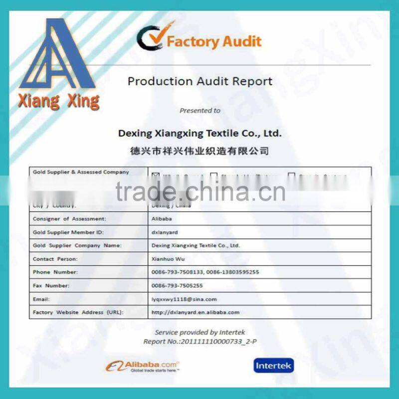 2015 Single custom lanyard water bottle holder short lanyard