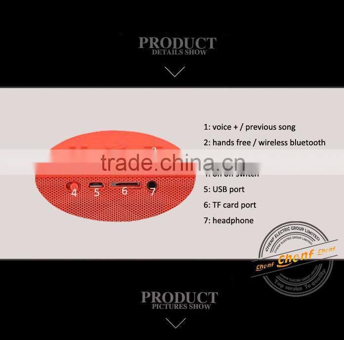 CE Approval Portable Hifi Bluetooth Speaker For Car and Home with High Quality