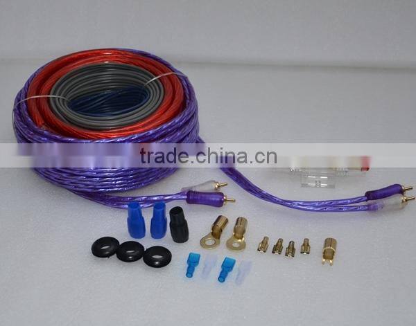 4 Gauge Amp Kit Amplifier Install Wiring Complete 4 Ga Installation Cables 2500W