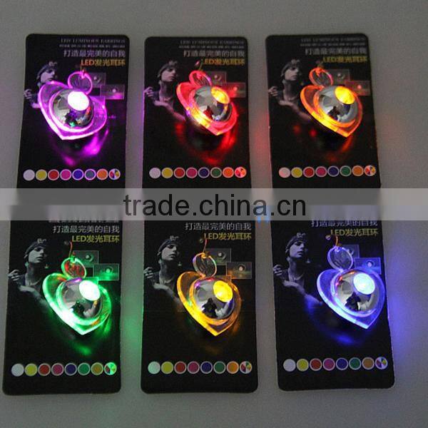 New Fashion Unix Light Up LED Studs Butterfly Nightclubs Stud Earrings