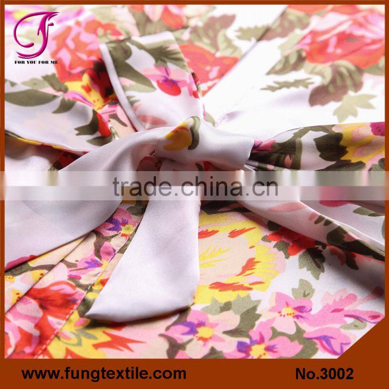 FUNG 300202 New Women Floral plus size bathrobes