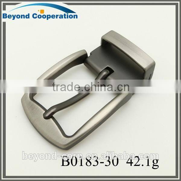 Zinc alloy die-casting matte black gun pretecting coating pin belt buckle