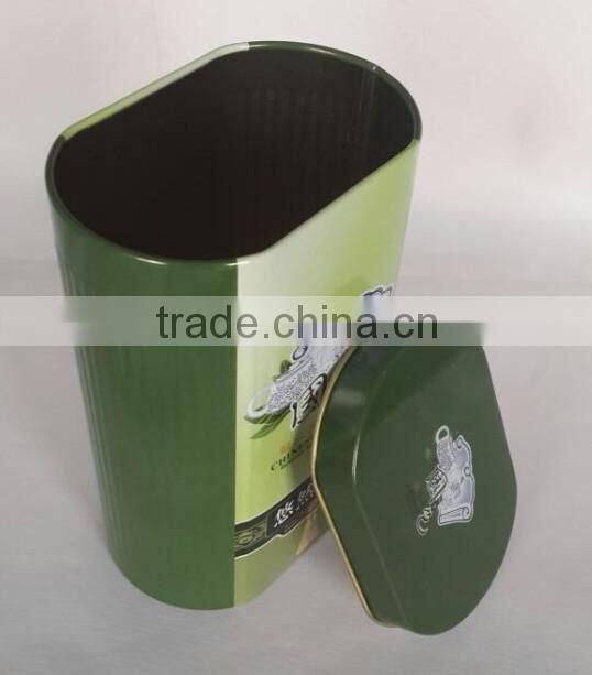Oblong Custome Tea Tin Packaging