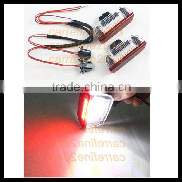 12V red&white new trending LED Door Light Projector for VW Golf 6 GTI JETTA MK5 MK6 CC Tiguan Passat B6 door warning light