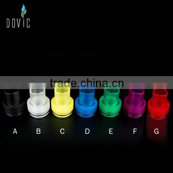 low price colorful wide bore delrin drip tip wholesale