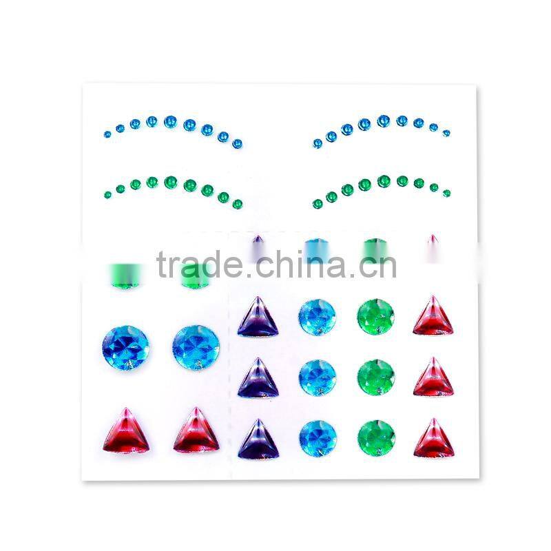 jewelry pretty woman fashion fake diamond indian Red bindi sticker