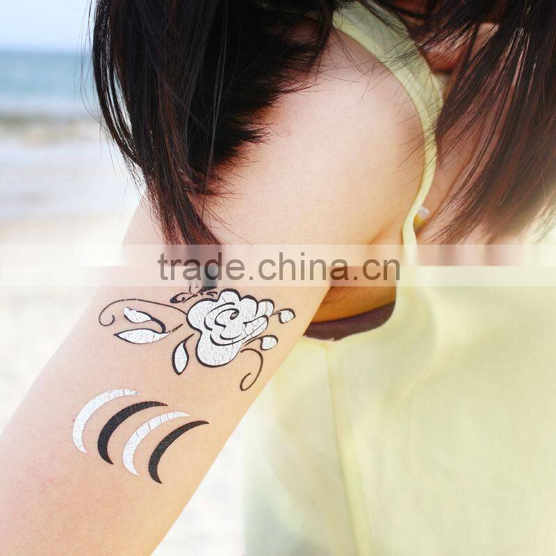 Good Price Good Quality Metallic Temporary Tattoo Stickers Wholesale Jewelry Style