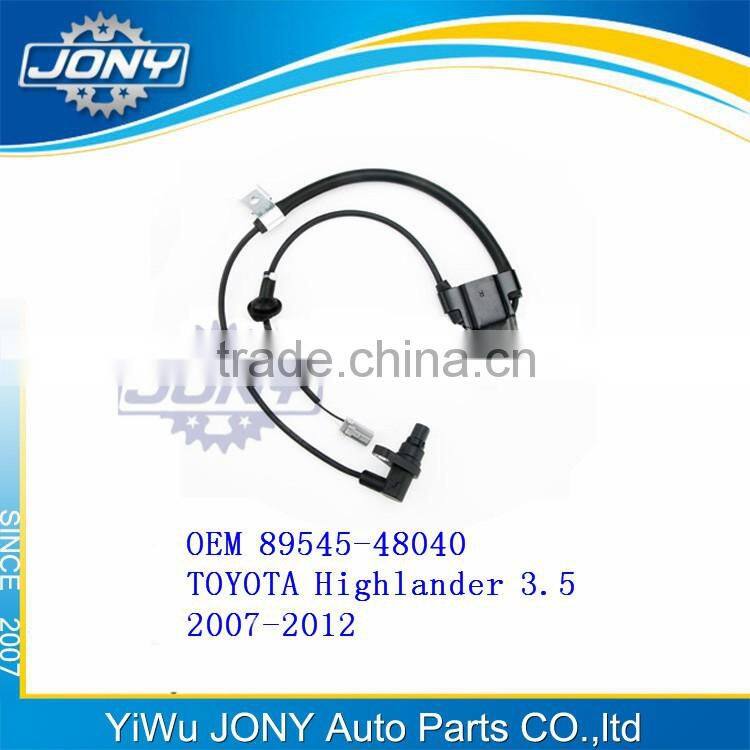 Front left wheel speed sensor ABS sensor 2007-2012 TOYOTA Highlander 2.7 OEM 89543-48040