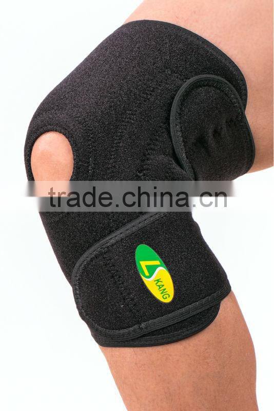 Hot Adjustable Strap Elastic Patella Sports Support Brace Black