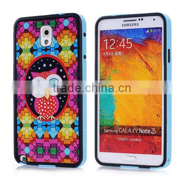 Combo pc tpu shockproof case for samsung galaxy note 3
