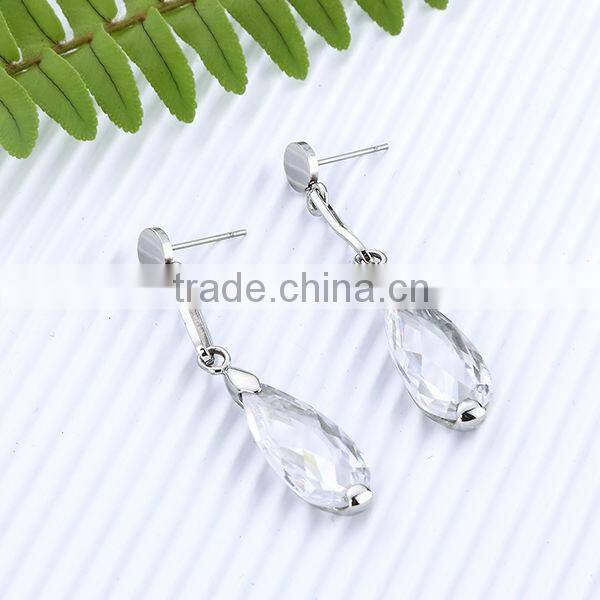 2013 stainless steel earring imitation jewellery in silver