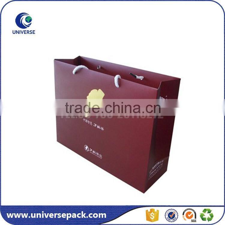 China manufacture waterproof paper bag for shopping