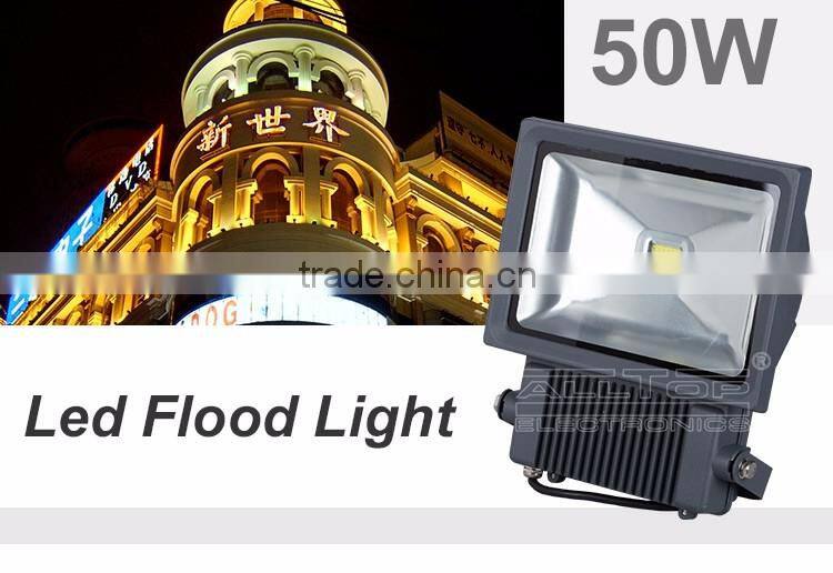 High lumen high power Bridgelux COB Waterproof IP65 50w Outdoor led flood light