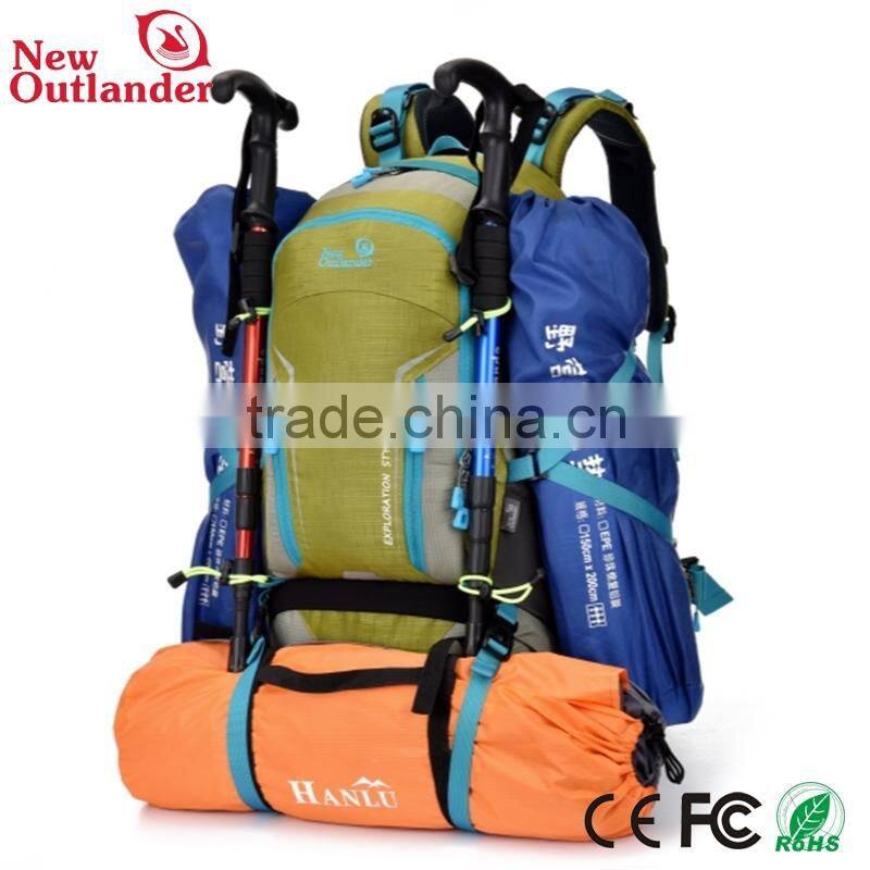 Outlander High quality hot sale internal frame hiking backpack for wholesales