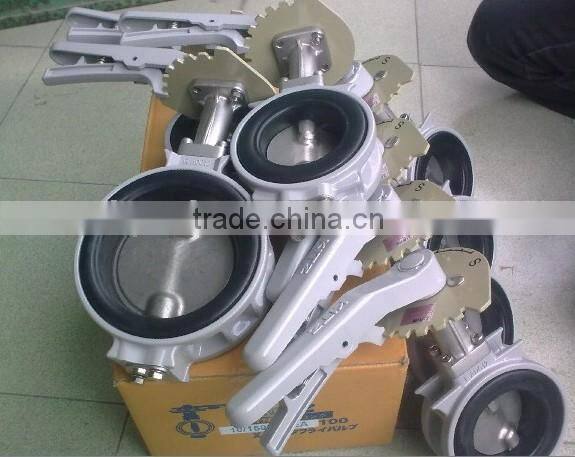 demo butterfly valve with cast iron body