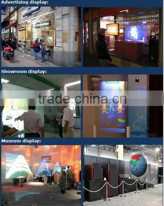 Holographic rear projection screen film 1.51mx30m paste on the window (Hot sales!)