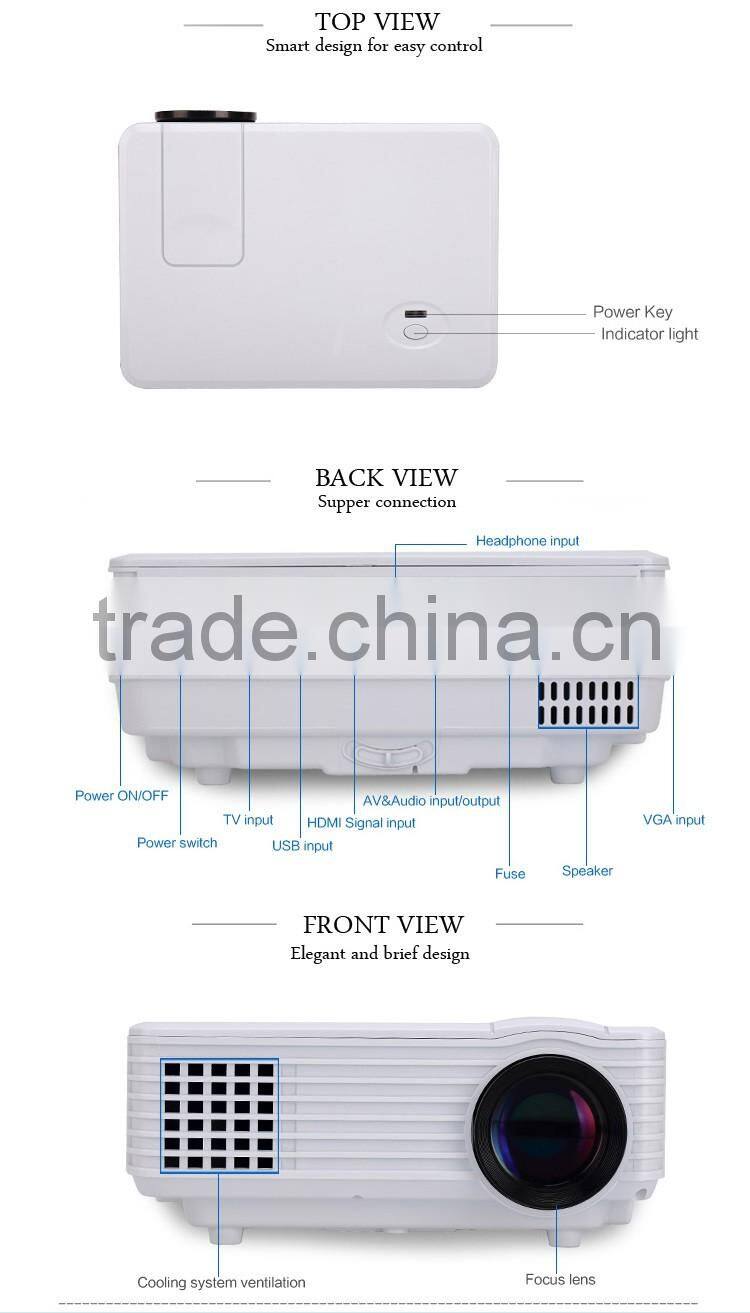 Wireless Connection LCD Christmas Lights Projector Support 1080P