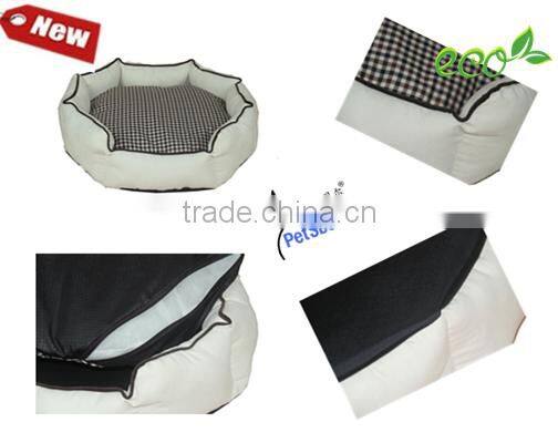 Round colorful product soft dog bed