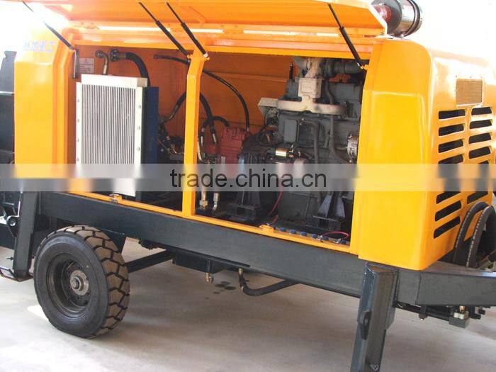 xiniu 40m3 Trailer concrete pump diesel engine concrete pump