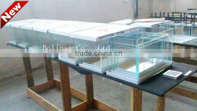 Panoramic wall aquarium glass material fish tank decoration wall aquarium