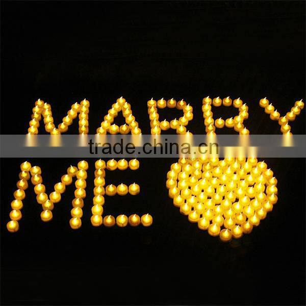 Wholesale Rechargeable LED Tea Light Candles Yellow