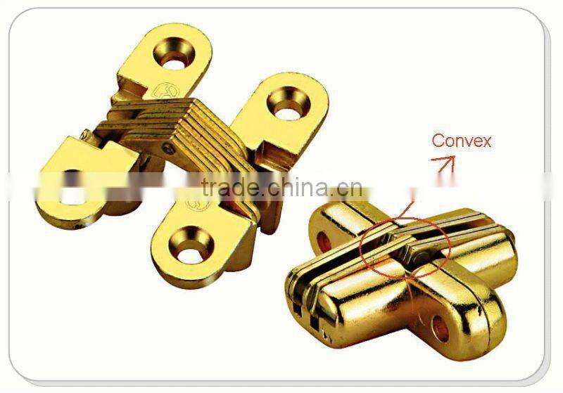 Zinc alloy cross hinge/concealed hinge for furniture
