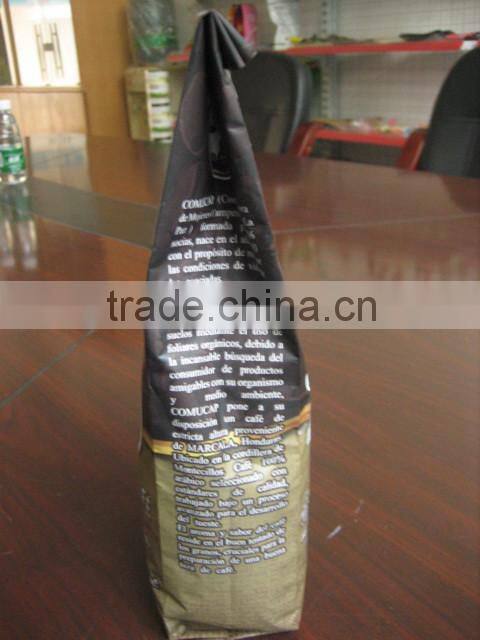 Custom printed matte suiface handling stand up aluminum foil tea bag with zipper