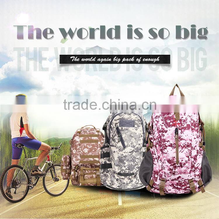 new fashion trend in men's backpack men's bags Europe and the United States camouflage bag Leisure travel bag
