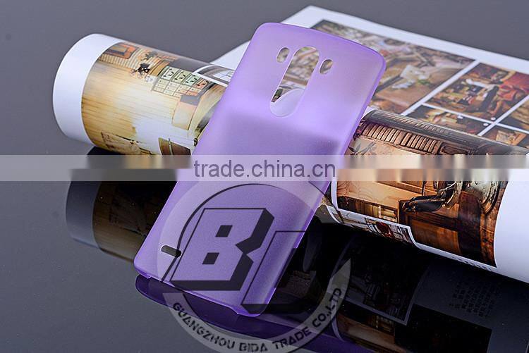 Ultra High Quality PP Frosted Transparent Phone Case For LG G4 factory price