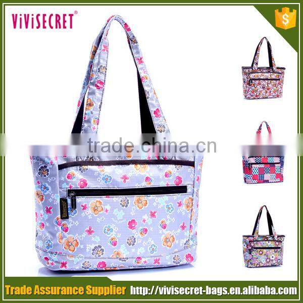 2015 wholesaler full color printing promotion shopping beach tote bag