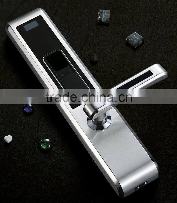 fingerprint password electronic door lock with smart card ,remote control