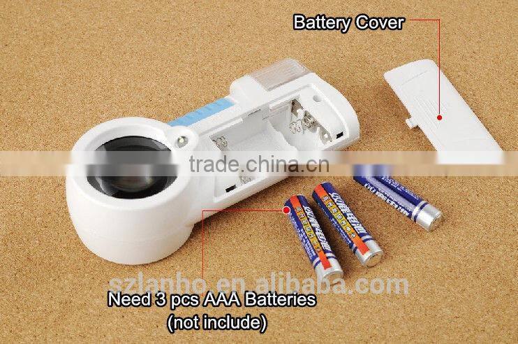 12X 38 mm Light Magnifier Glass TH7011