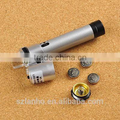 100X MINI LED Pen-shaped focusing detecting microscope