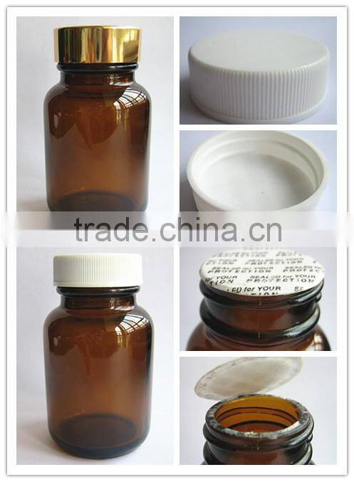 2oz Amber Glass Bottle for Tablet