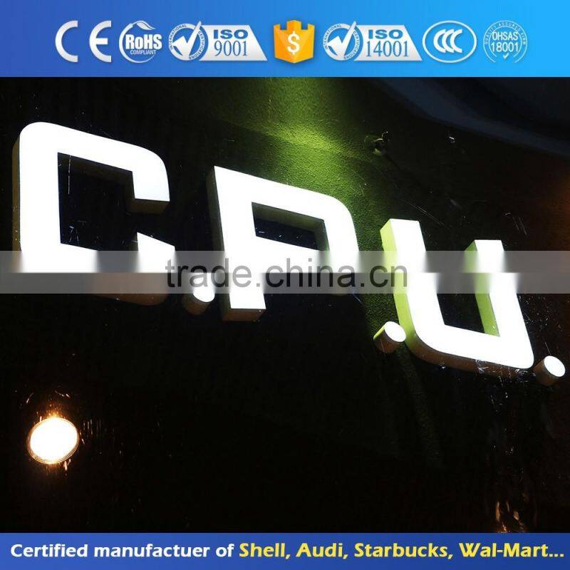 different styles cheap 3d lighted sign letters