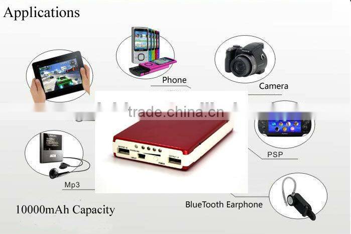 large capacitypower bank 10000mAh for any mobile phone