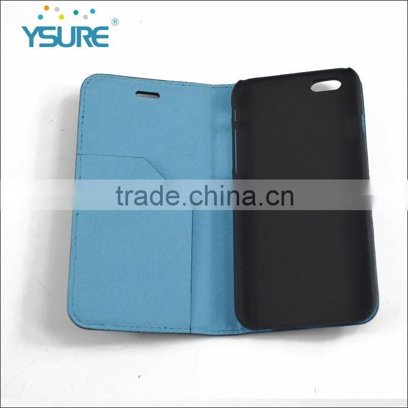 2016 Hot Sales Simple Style Real Leather Cases for iphone6 Suitable for Business Man with Card Slot