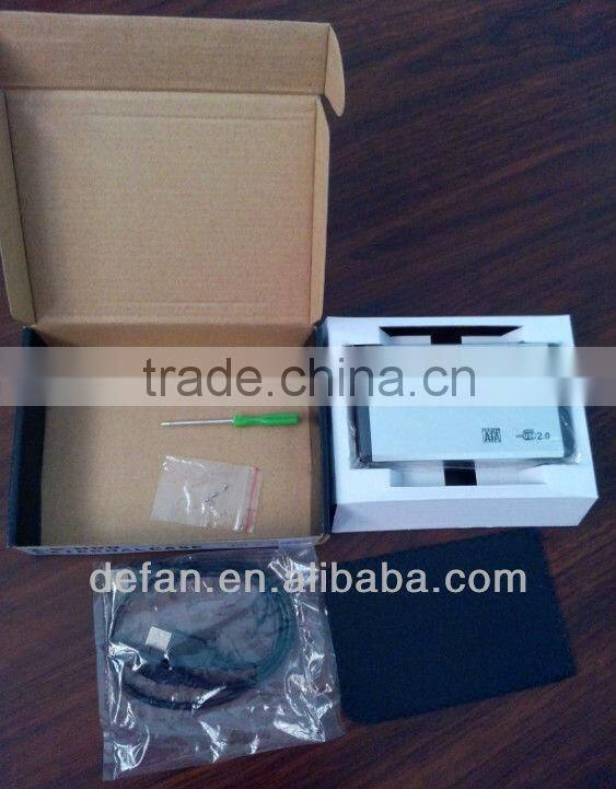 New Design 320G External Hdd Enclosure/Hdd Case For Sata Hard Disk 80GB/120GB/250/320GB/500GB/1TB
