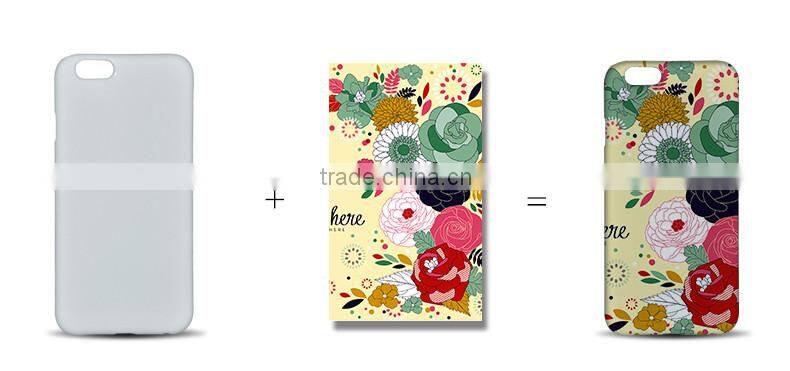 Wholesale customed blank 2D 3D sublimation cell phone cases for Iphone 6