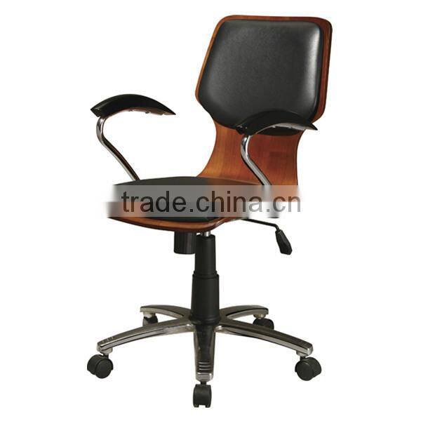 New Black Leather Wooden Executive Chairs/Arms Chairs/Wooden Arms Chairs