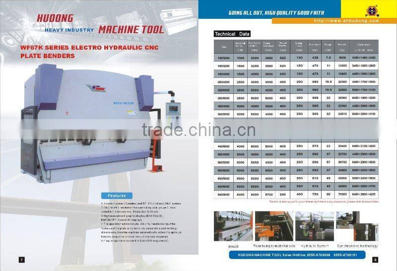 100T/3200 CNC Hydraulic press brake