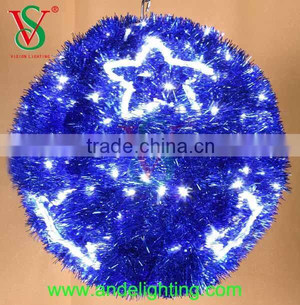 Zhongshan manufacturer green garland motif lights holiday lighting Christmas decoration
