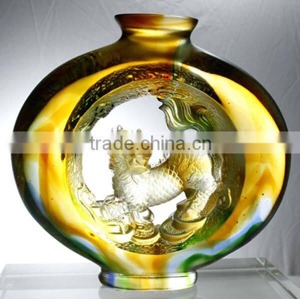Kylin auspicious vase for home decor